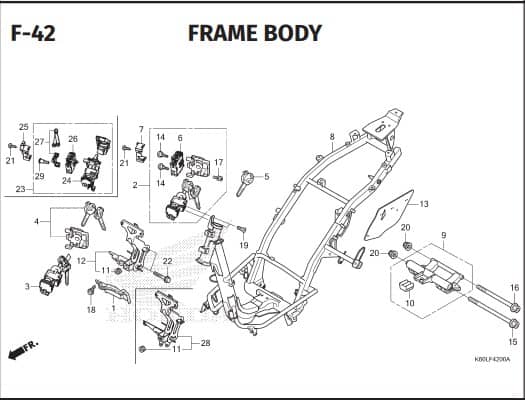 F-42 FRAME BODY