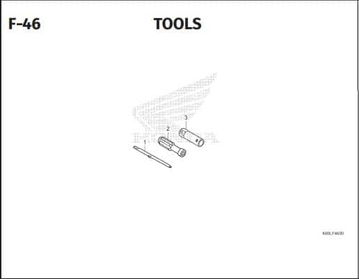 F-46 Tools – Katalog Suku Cadang Honda Vario 125 K2V