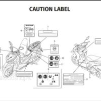 F-47 Caution Label – Katalog Suku Cadang Honda Vario 125 K2V