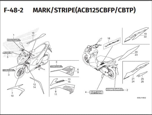 F-48-2 MARK STRIPE