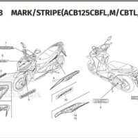 F-48 Mark Stripe – Katalog Suku Cadang Honda Vario 125 K60R F-48 MARK STRIPE