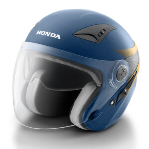 honda-luxury-helmet-blue