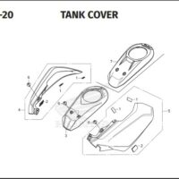 F-21-20 Tank Cover – Katalog Honda CBR 250RR K64N