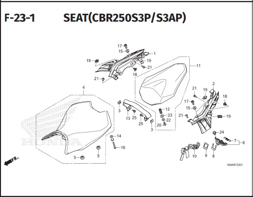 F-23-1 SEAT