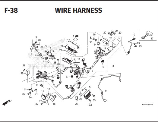 F-38 WIRE HARNESS