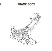 F-39 Frame Body – Katalog Honda CBR 250RR K64N