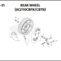 F-22-31 REAR WHEEL
