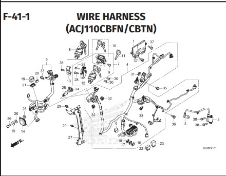 F-41-1 WIRE HARNESS