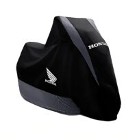 Mantel Sepeda Motor, Motorcycle Cover Black (L)