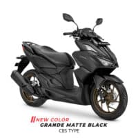 Vario 160 Grande Matte Black CBS Type