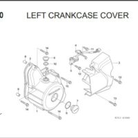 E-10 Left Crankcase Cover – Katalog Honda Supra FIT X
