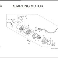 E-13 Starting Motor – Katalog Honda Supra FIT X