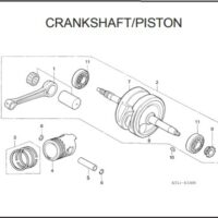 E-15 CRANKSHAFT PISTON