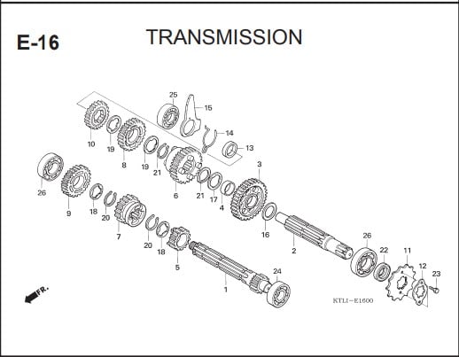 E-16 TRANSMISSION