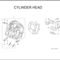 E-2 Cylinder Head – Katalog Honda Supra FIT X