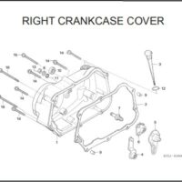E-6 Right Crankcase  Cover – Katalog Honda Supra FIT X