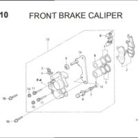 F-10 FRONT BRAKE CALIPER