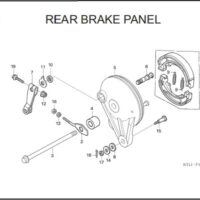 F-12 Rear Brake Panel – Katalog Honda Supra FIT X