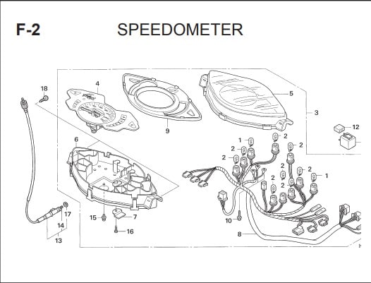 F-2 SPEEDOMETER