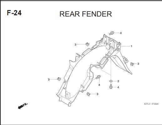 F-24 REAR FENDER