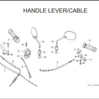 F-3 Handle Lever Cable – Katalog Honda Supra FIT X