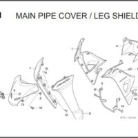 F-31 MAIN PIPE COVER LEG SHIELD