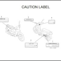 F-32 Caution Label – Katalog Honda Supra FIT X