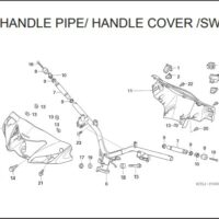 F-5 HANDLE PIPE HANDLE COVER SWITCH
