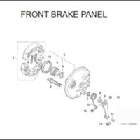 F-9 FRONT BRAKE PANEL