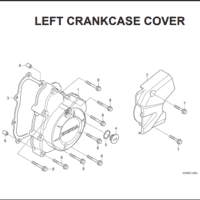E-10 Left Crankcase Cover