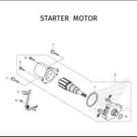 E-13 Starter Motor – Katalog Honda Super Cub 125