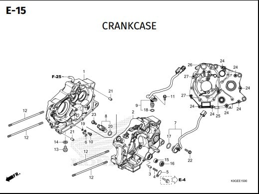 E-15 Crankcase