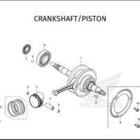 E-16 Crankshaft Piston