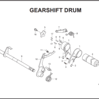 E-17 Gearshift Drum – Katalog Suku Cadang Honda Blade 110
