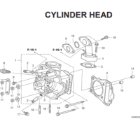 E-2 Cylinder Head – Katalog Suku Cadang Honda Blade 110