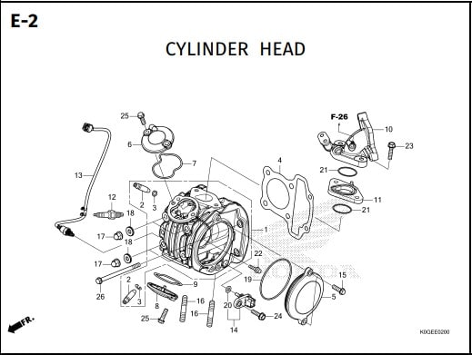 E-2 Cylinder Head