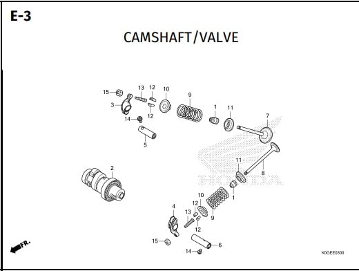 E-3 Camshaft Valve