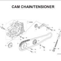 E-4 Cam Chain Tensioner – Katalog Suku Cadang Honda Blade 110
