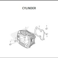 E-5 Cylinder – Katalog Honda Super Cub 125