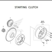 E-9 Starting Clutch – Katalog Honda Super Cub 125