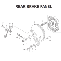 F-11 Rear Brake Panel