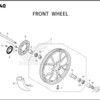 F-14-40 Front Wheel – Katalog Honda Super Cub 125