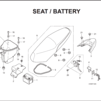 F-14 Seat Battery – Katalog Suku Cadang Honda Blade 110