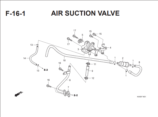 F-16-1 Air Suction Valve