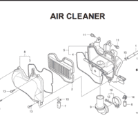 F-16 Air Cleaner – Katalog Suku Cadang Honda Blade 110
