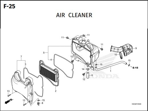 F-25 Air Cleaner