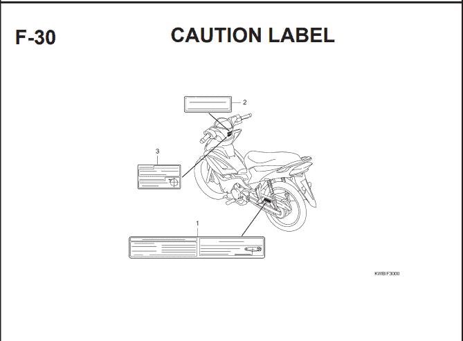 F-30 Caution Label