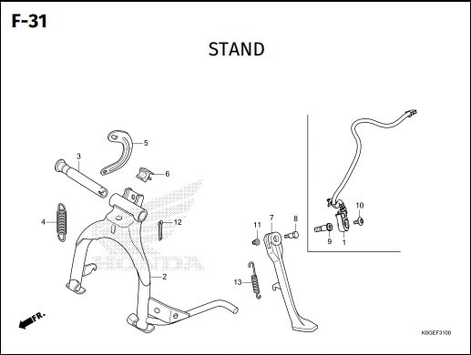 F-31 Stand – Katalog Honda Super Cub 125