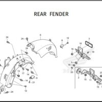F-34 Rear Fender – Katalog Honda Super Cub 125