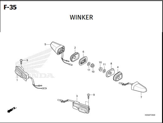 F-35 Winker – Katalog Honda Super Cub 125